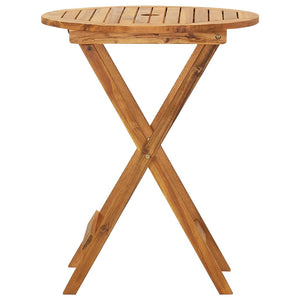 vidaXL 3-Piece Outdoor Dining Set Foldable Solid Acacia Wood