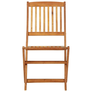 vidaXL 3-Piece Outdoor Dining Set Foldable Solid Acacia Wood