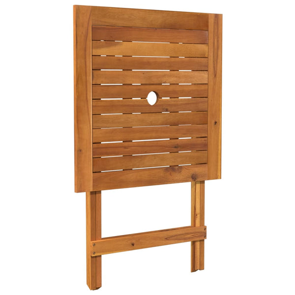vidaXL 3-Piece Folding Outdoor Dining Set Solid Acacia Wood