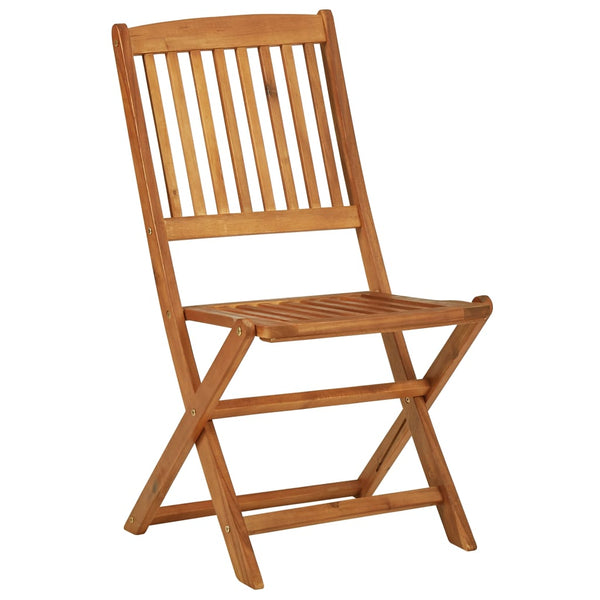 vidaXL 3-Piece Folding Garden Dining Set Solid Acacia Wood
