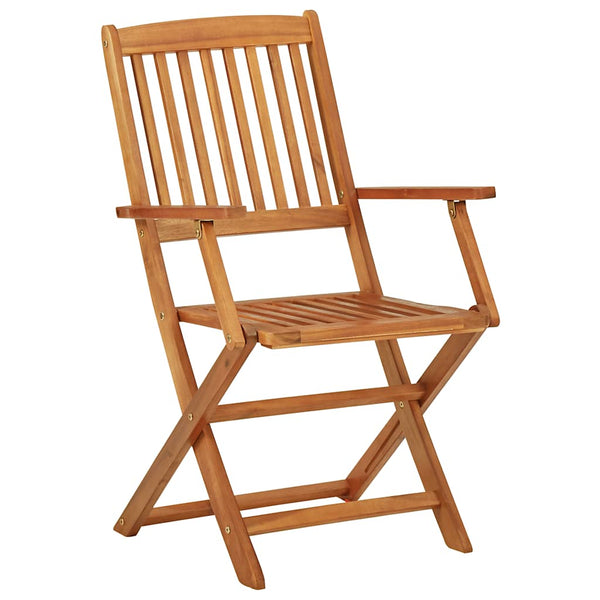 vidaXL 3-Piece Folding Garden Dining Set Solid Acacia Wood