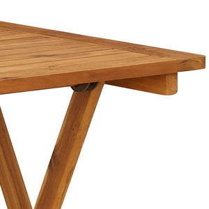 vidaXL 3-Piece Folding Garden Dining Set Solid Acacia Wood