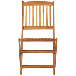 vidaXL 3-Piece Folding Garden Dining Set Solid Acacia Wood