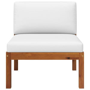 vidaXL 3-Piece Garden Lounge Set with Cushions Acacia Wood & Rope