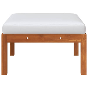 vidaXL 3-Piece Garden Lounge Set with Cushions Acacia Wood & Rope