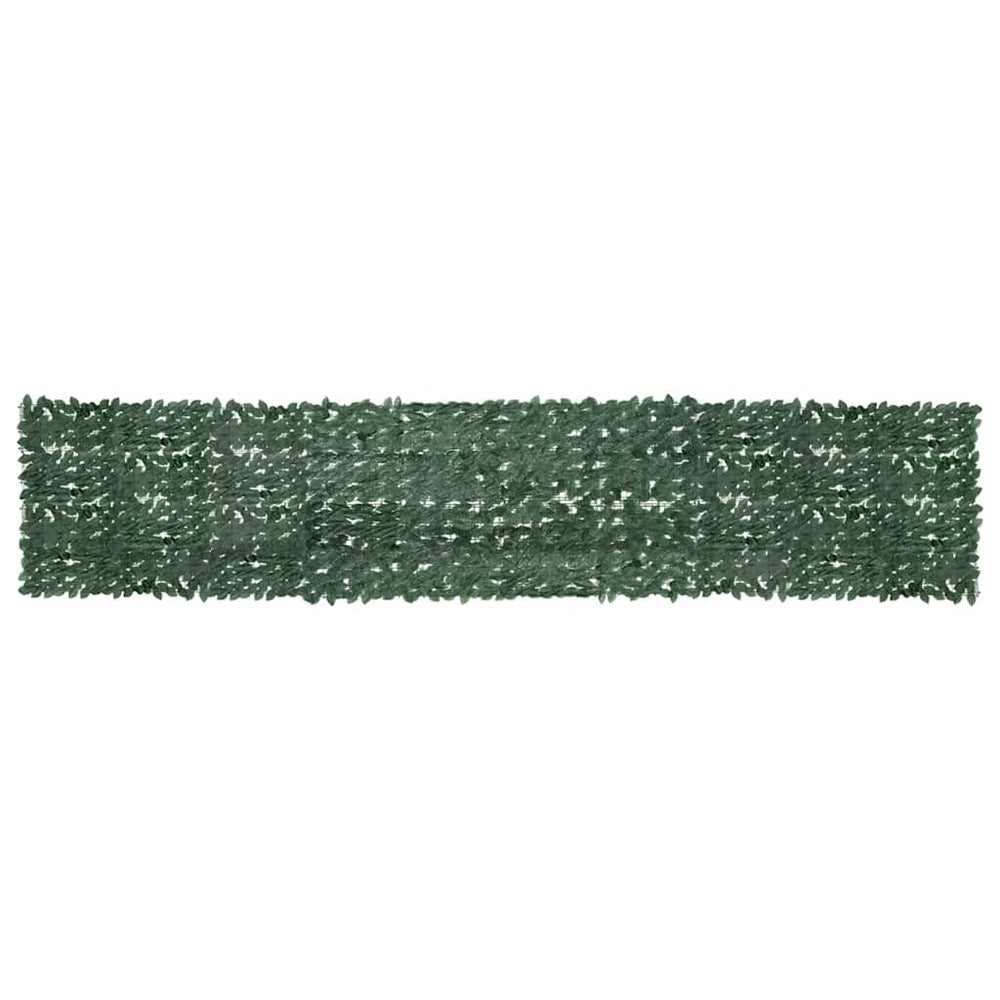 vidaXL Balcony Privacy Screen with Dark Green Leaves 500x100 cm