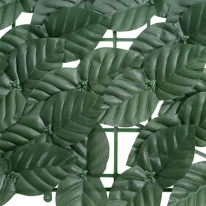 vidaXL Balcony Privacy Screen with Dark Green Leaves 600x100 cm