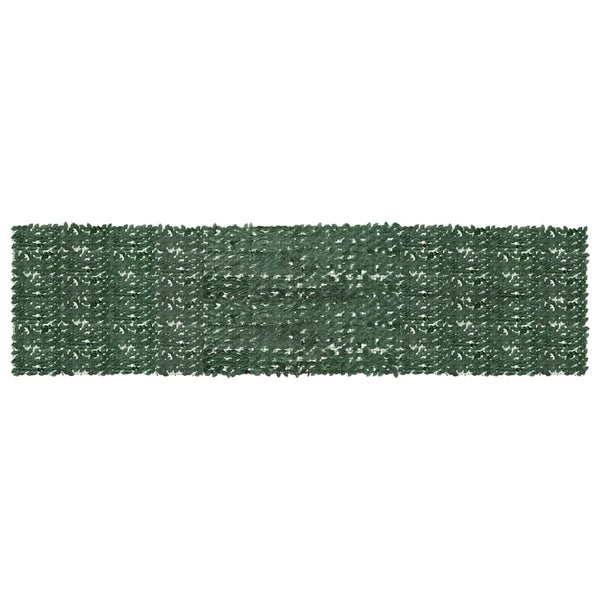 vidaXL Balcony Privacy Screen with Dark Green Leaves 600x150 cm