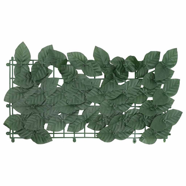 vidaXL Balcony Privacy Screen with Dark Green Leaves 600x150 cm