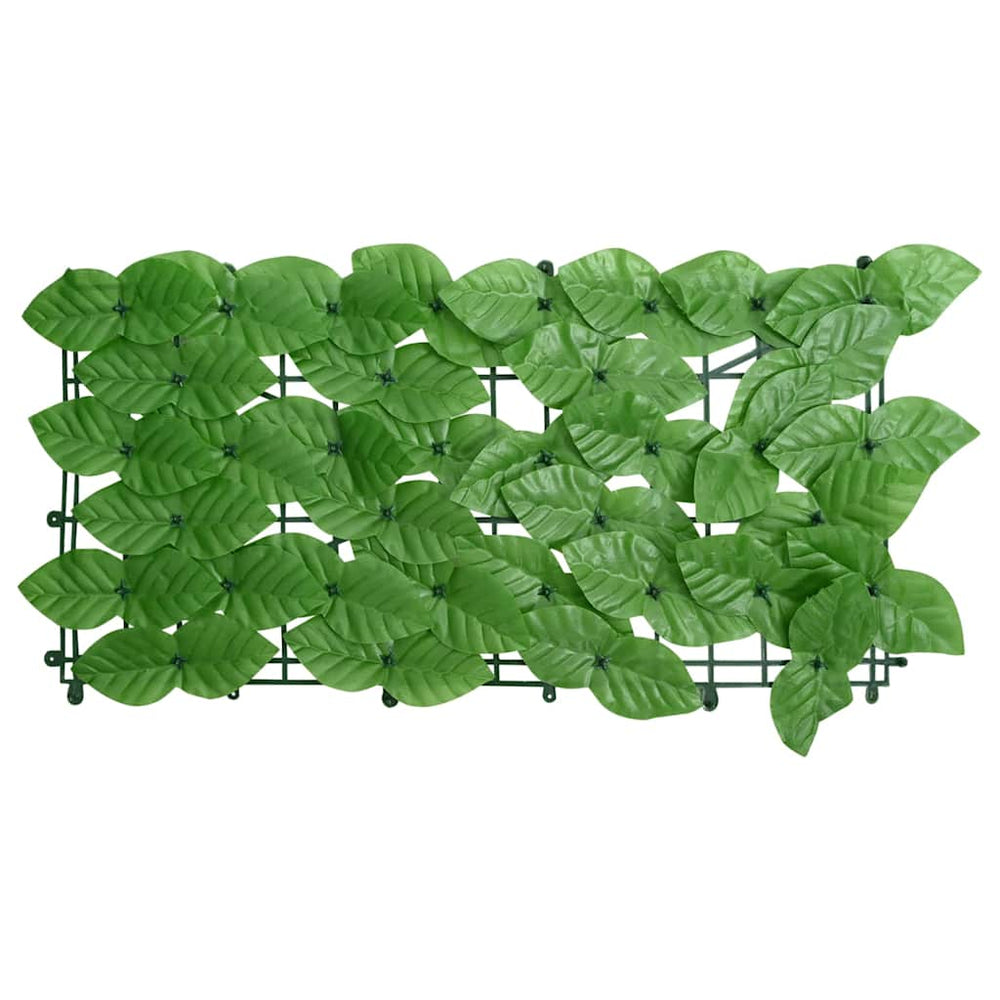 vidaXL Balcony Privacy Screen with Green Leaves 500x75 cm