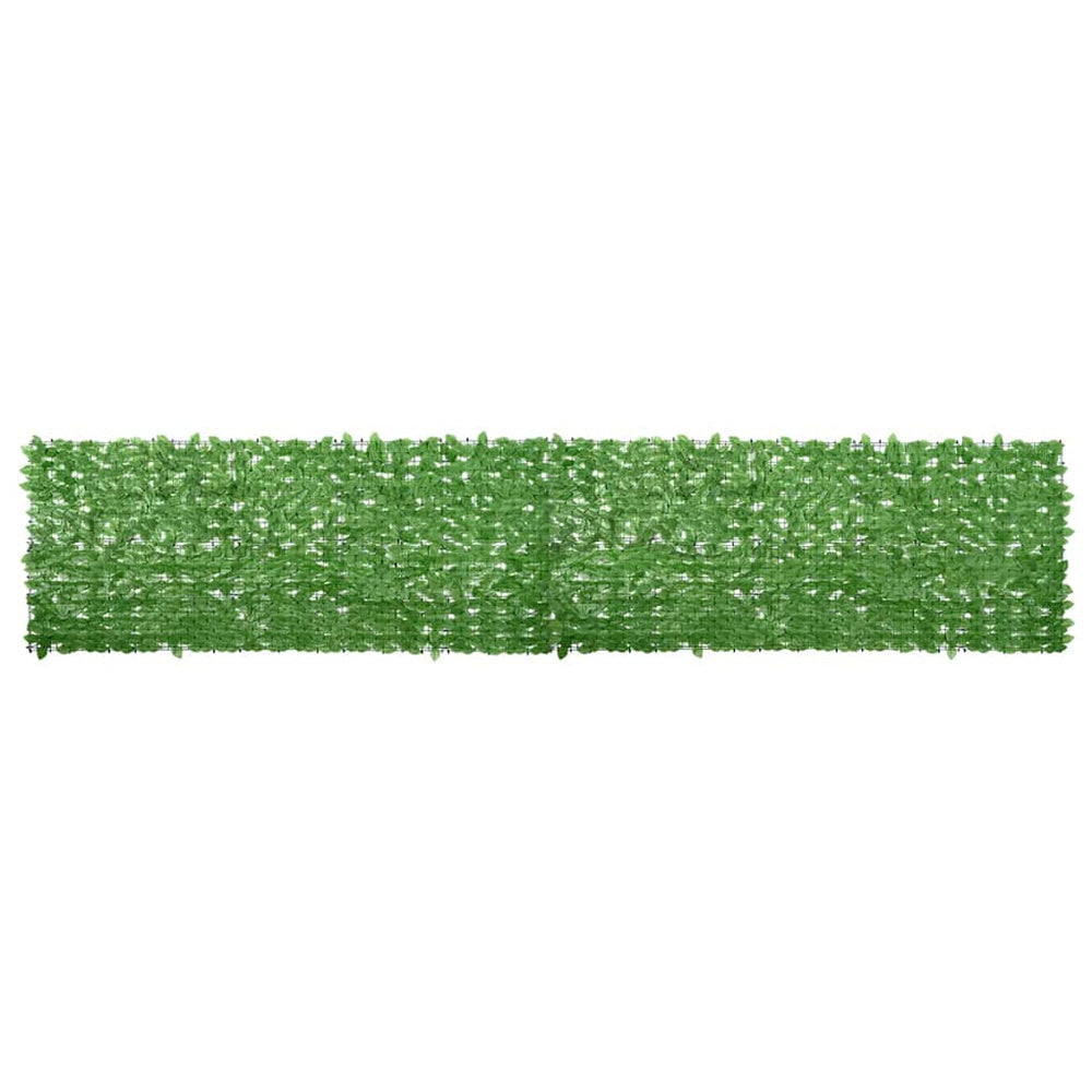 vidaXL Balcony Privacy Screen with Green Leaves 500x100 cm