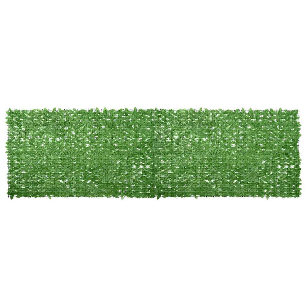 vidaXL Balcony Privacy Screen with Green Leaves 500x150 cm