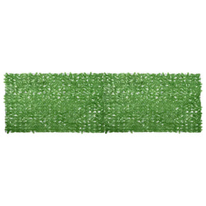 vidaXL Balcony Privacy Screen with Green Leaves 500x150 cm