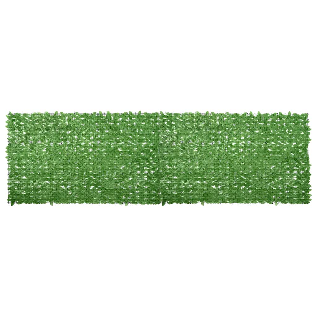 vidaXL Balcony Privacy Screen with Green Leaves 500x150 cm