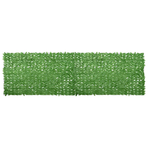 vidaXL Balcony Privacy Screen with Green Leaves 500x150 cm