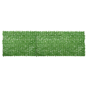 vidaXL Green Leaf Balcony Screen 600x150 cm