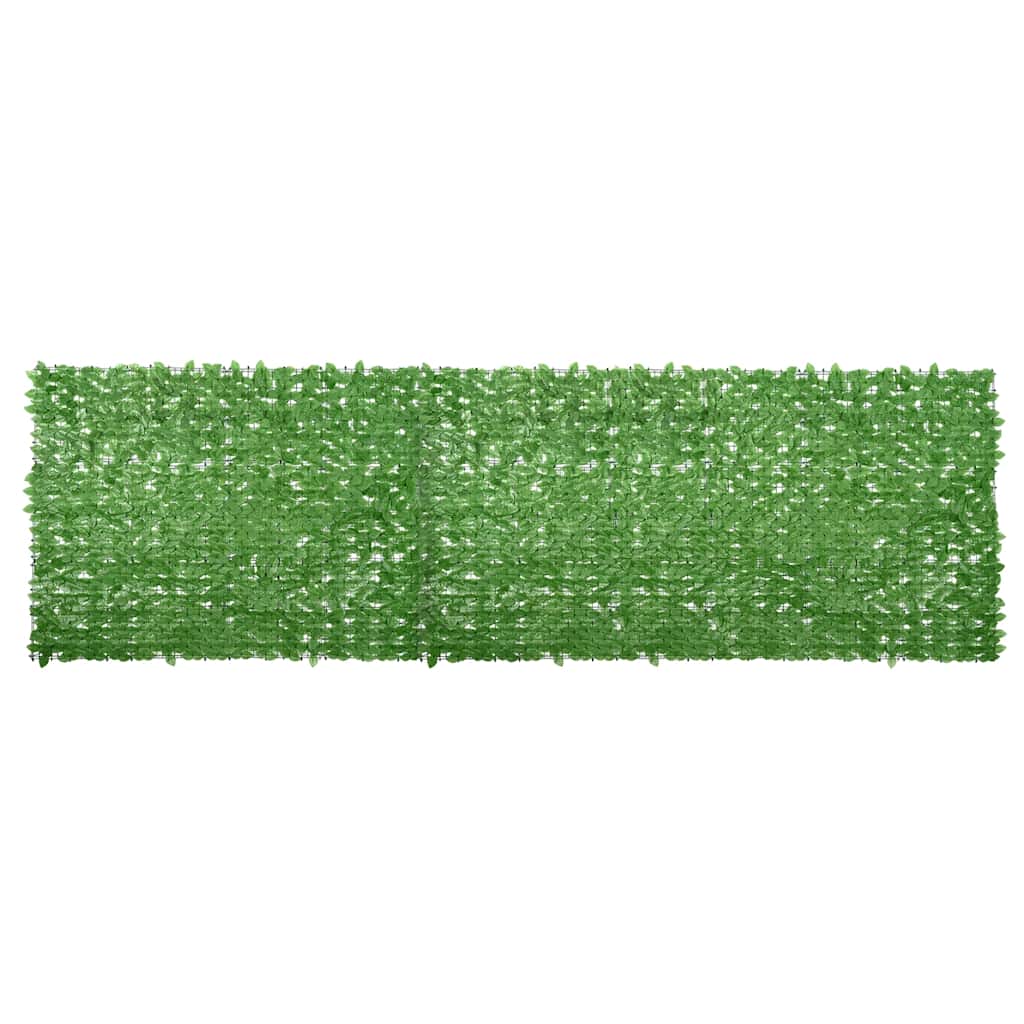 vidaXL Green Leaf Balcony Screen 600x150 cm