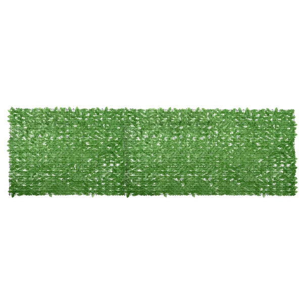 vidaXL Green Leaf Balcony Screen 600x150 cm