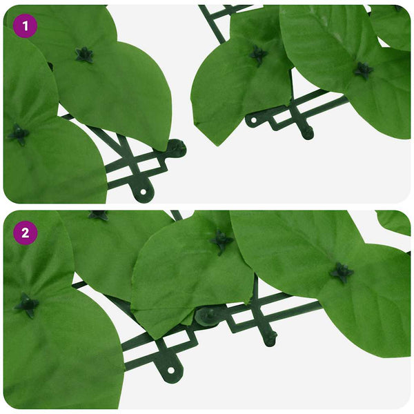 vidaXL Green Leaf Balcony Screen 600x150 cm