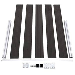 vidaXL WPC Fence Panel 180x105 cm Black