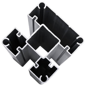 vidaXL WPC Fence Panel 180x105 cm Black