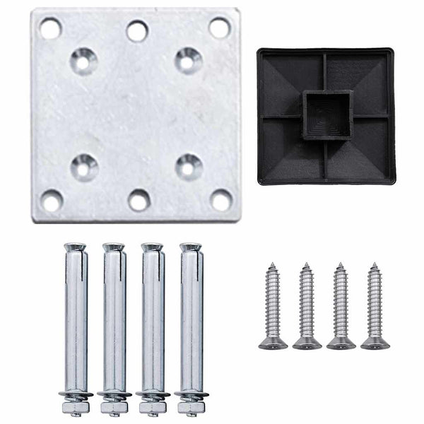 vidaXL WPC Fence Panel 175x105 cm Black