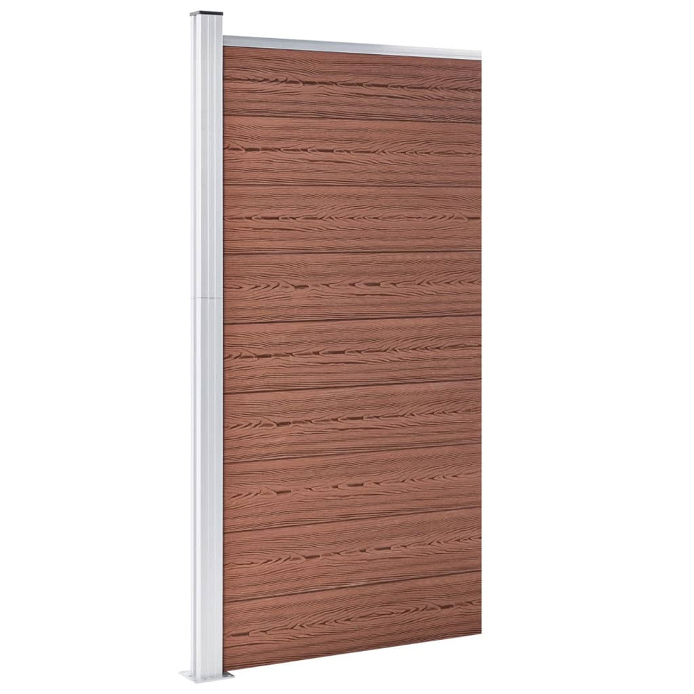 vidaXL WPC Fence Panel 95x186 cm Brown