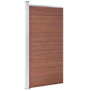 vidaXL WPC Fence Panel 95x186 cm Brown
