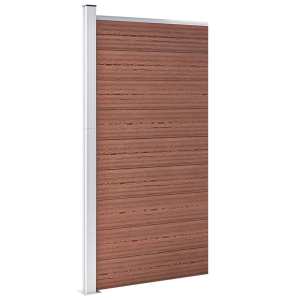 vidaXL WPC Fence Panel 95x186 cm Brown