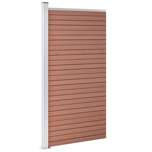 vidaXL WPC Fence Panel 95x186 cm Brown