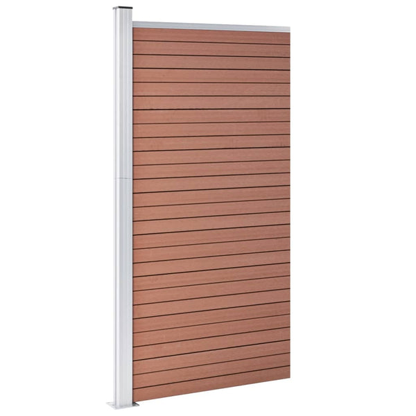 vidaXL WPC Fence Panel 95x186 cm Brown