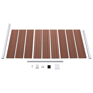 vidaXL WPC Fence Panel 95x186 cm Brown