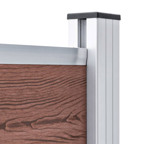 vidaXL WPC Fence Panel 95x186 cm Brown
