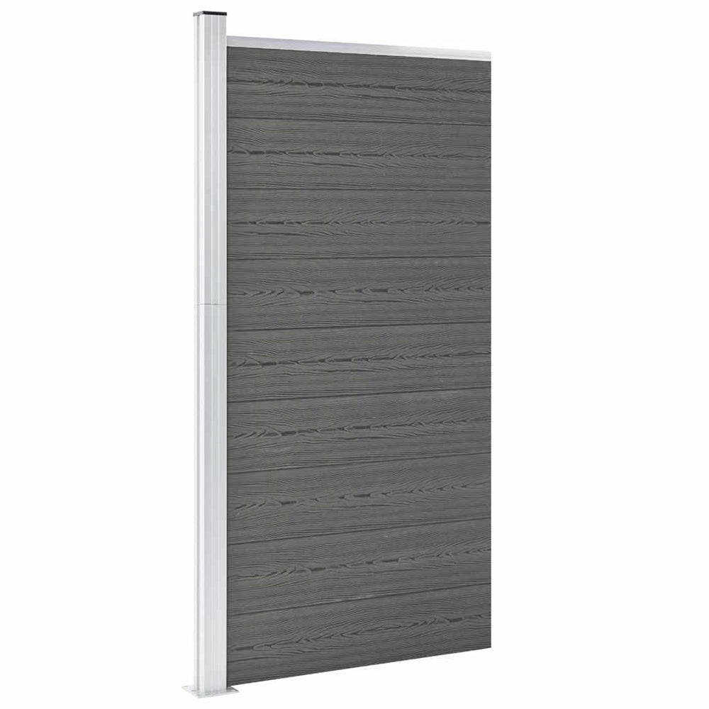 vidaXL WPC Fence Panel 95x186 cm Grey