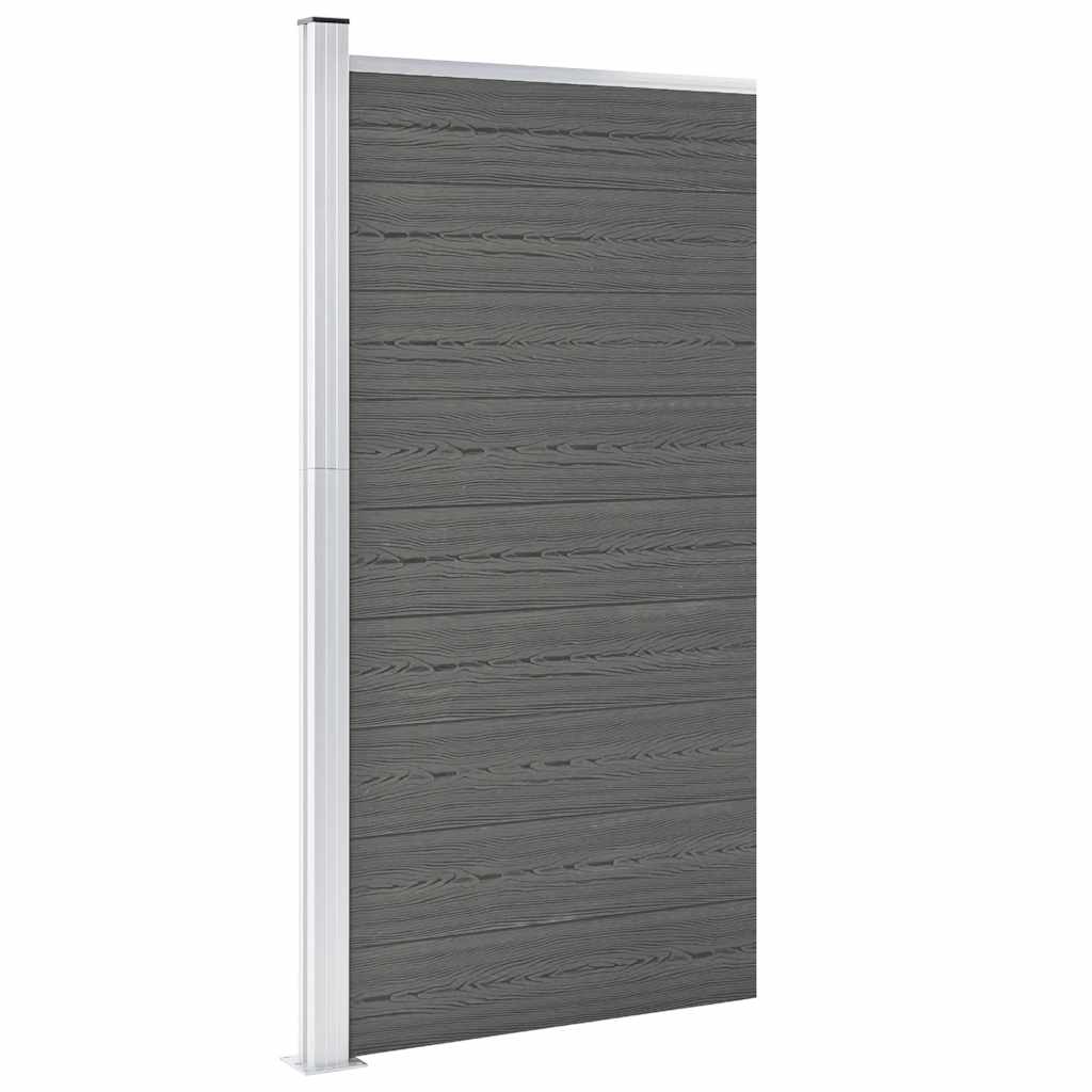 vidaXL WPC Fence Panel 95x186 cm Grey