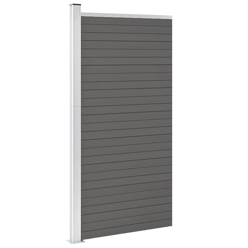 vidaXL WPC Fence Panel 95x186 cm Grey