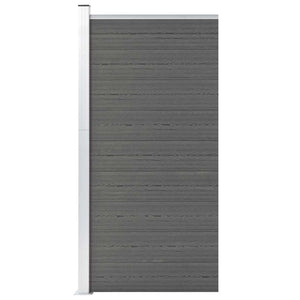 vidaXL WPC Fence Panel 95x186 cm Grey