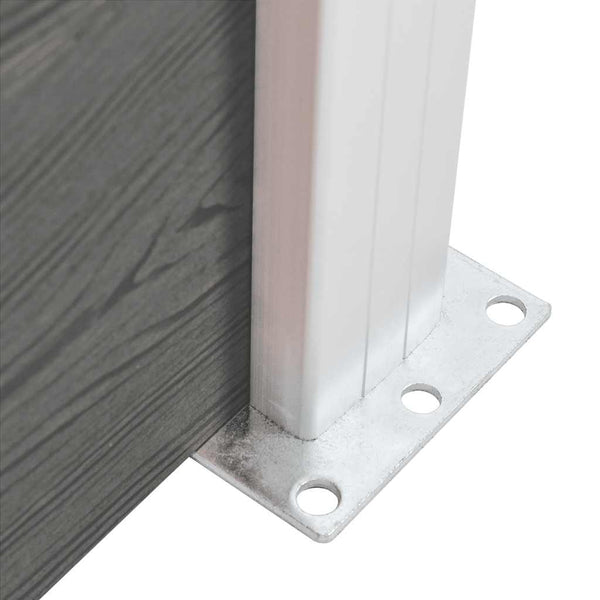 vidaXL WPC Fence Panel 95x186 cm Grey