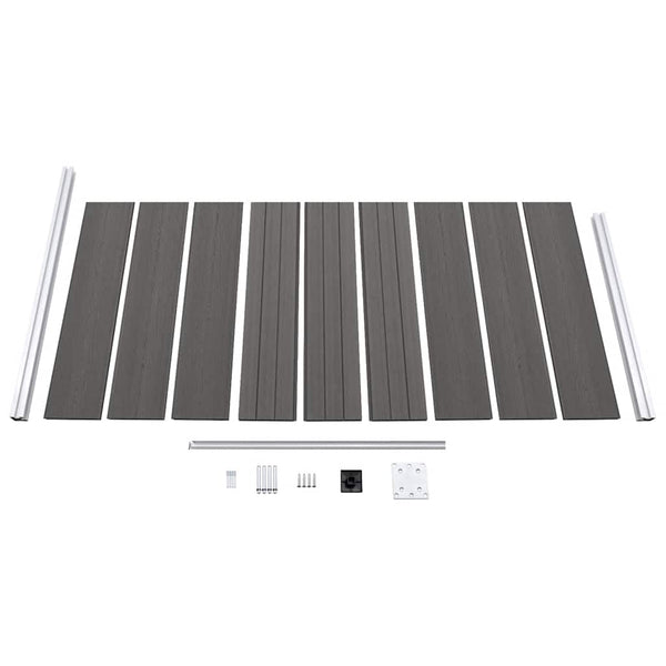 vidaXL WPC Fence Panel 95x186 cm Grey