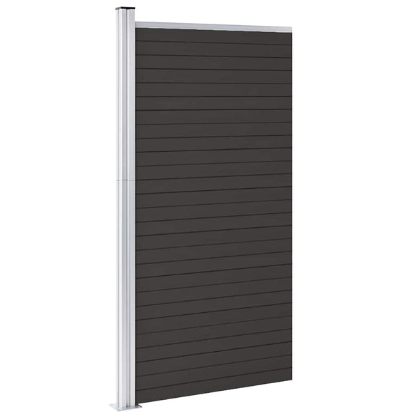 vidaXL WPC Fence Panel 95x186 cm Black