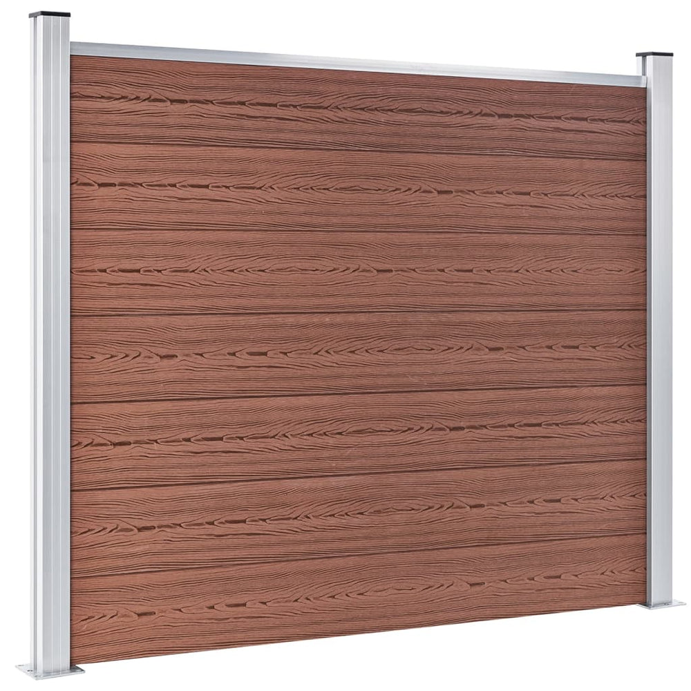 vidaXL WPC Fence Panel 180x146 cm Brown