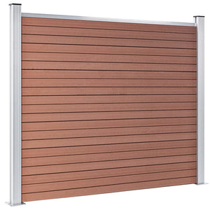 vidaXL WPC Fence Panel 180x146 cm Brown