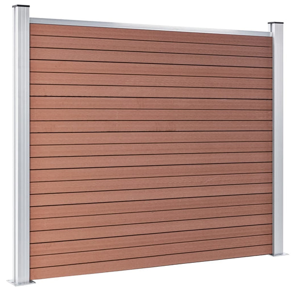 vidaXL WPC Fence Panel 180x146 cm Brown