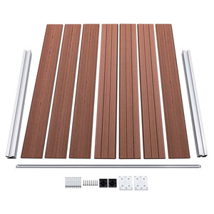 vidaXL WPC Fence Panel 180x146 cm Brown
