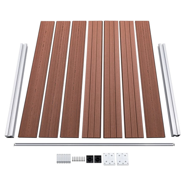 vidaXL WPC Fence Panel 180x146 cm Brown