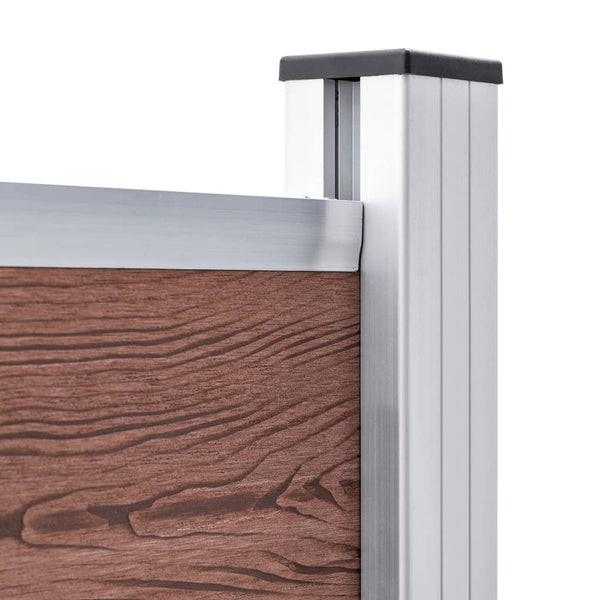 vidaXL WPC Fence Panel 180x146 cm Brown
