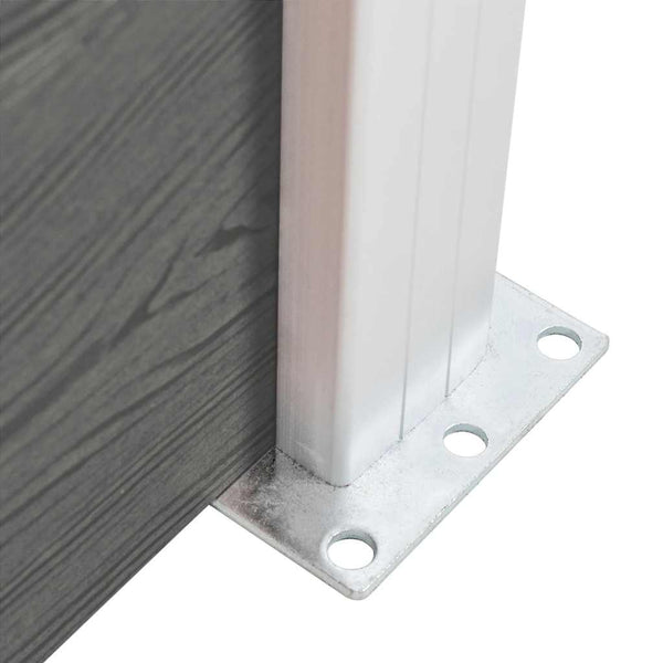 vidaXL WPC Fence Panel 175x146 cm Grey