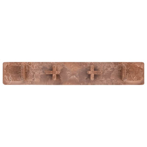 vidaXL End Caps for Decking Boards 10 pcs. Brown Plastic