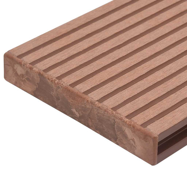 vidaXL End Caps for Decking Boards 10 pcs. Brown Plastic