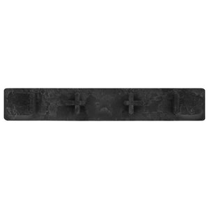 vidaXL End Caps for Decking Boards 10 pcs Black Plastic